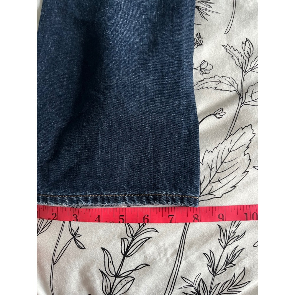 Lucky Brand 410 Athletic Slim Mens Jeans 33x30 Blue Stretch Casual Distressed - Picture 8 of 8